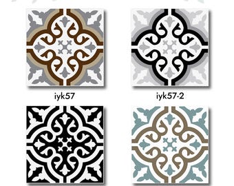 8x8 in customizable tiles, 20x20 cm(8x8 in) Porcelain Tile, Special Indoor and Outdoor Tiles, 1 pack (3 pieces / 1.29 sqft)