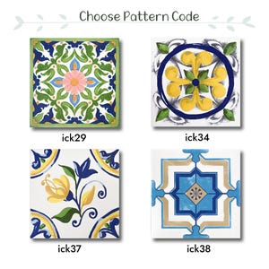 Butique porcelain tiles, 20x20 cm(8x8 in) Porcelain Tile, Special Indoor and Outdoor Tiles, 1 pack (3 pieces / 1.29 sqft)