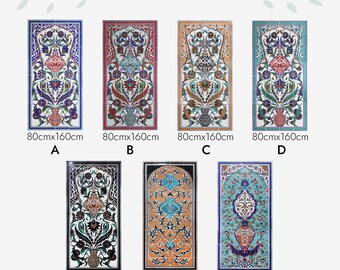 80cmx160cm, 32inx63in, Hand painted Ceramic tile Art Frameless Wall Mural Panel Porcelain Tile, Special Design Decoration