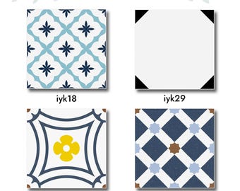 Outdoor floor tiles, 20x20 cm(8x8 in) Porcelain Tile, Special Indoor and Outdoor Tiles, 1 pack (3 pieces / 1.29 sqft)