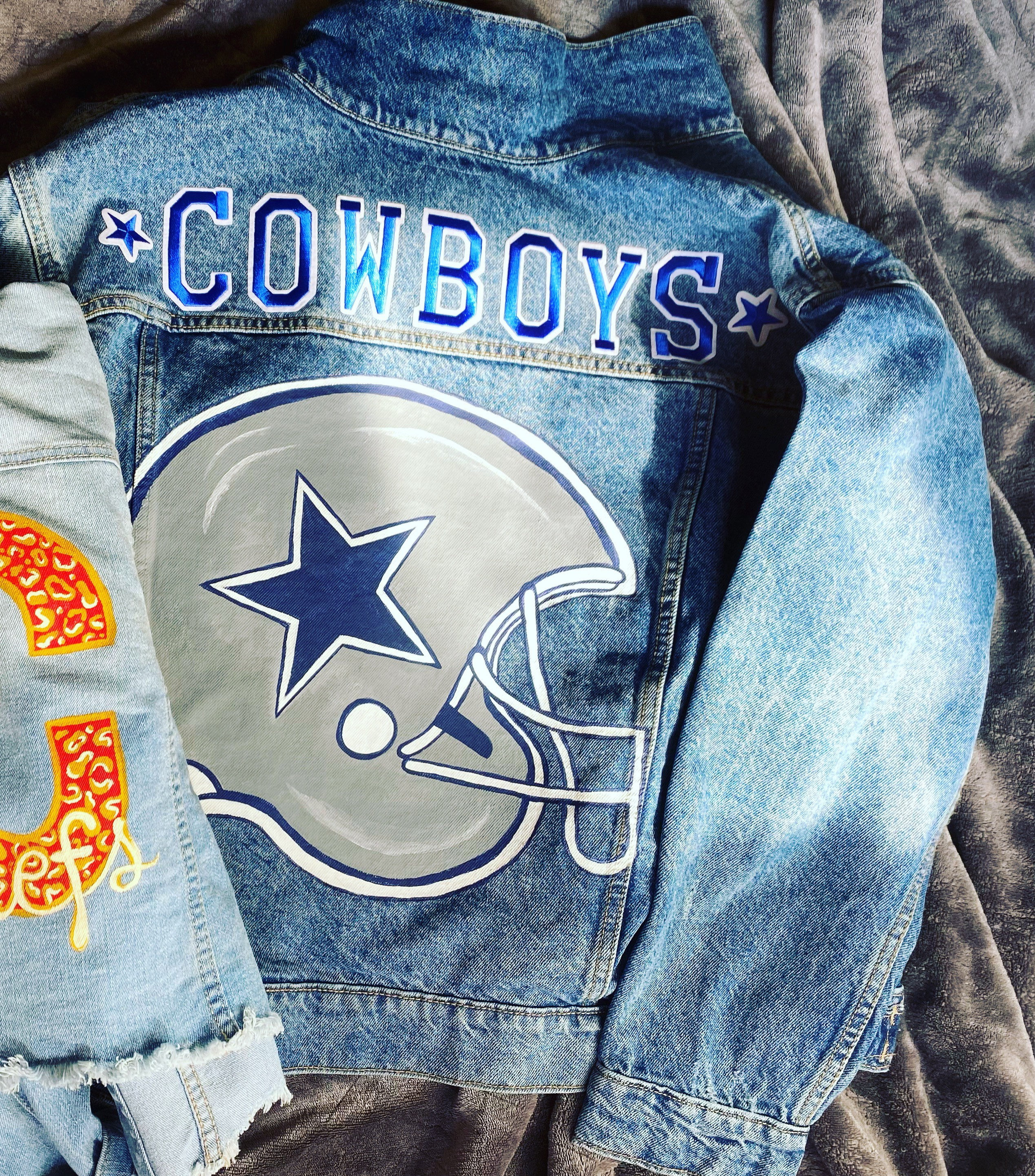Cowboy Denim Jacket - Etsy