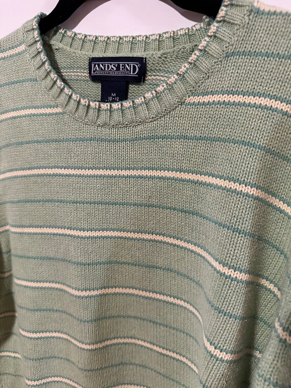 Green striped Sweater - image 3