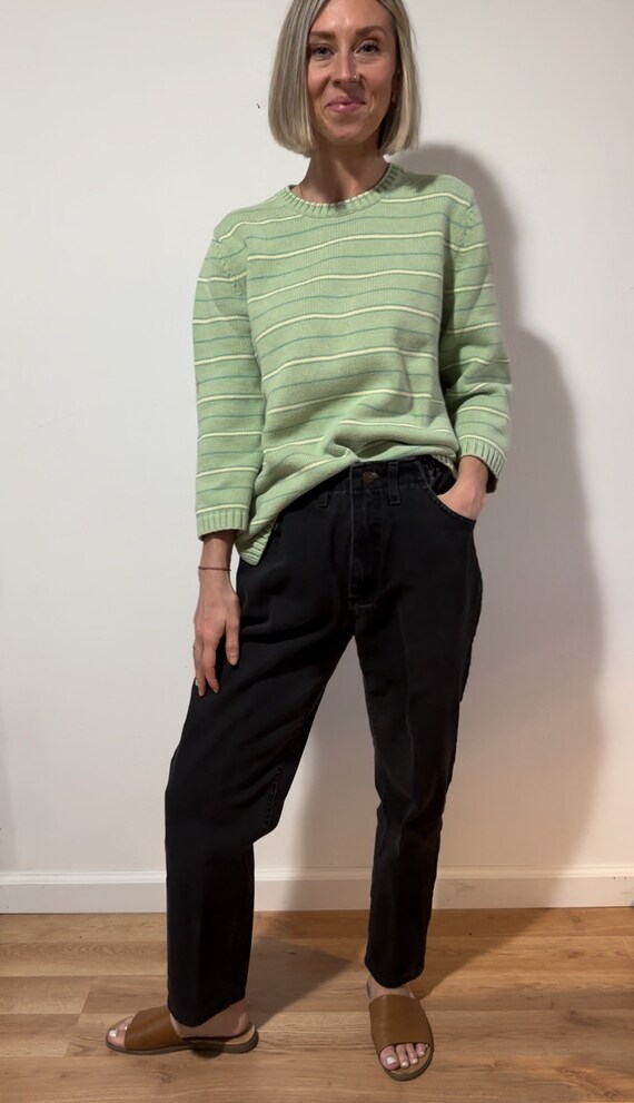 Green striped Sweater - image 5