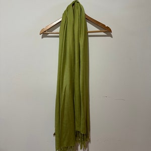 Green Pashmina Scarf