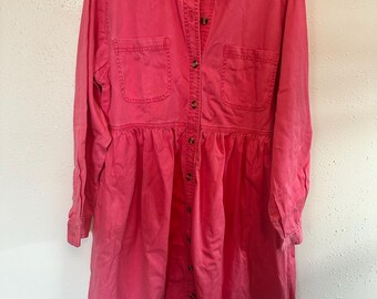 Pink Fads Long Sleeve Dress