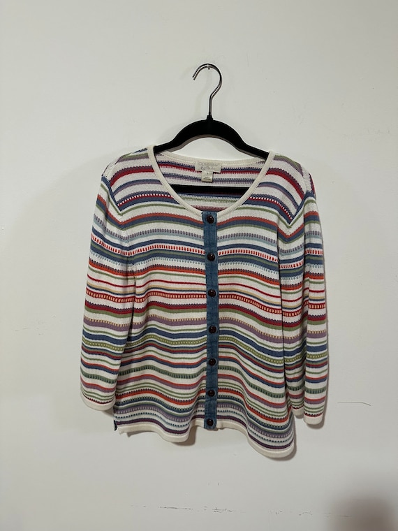 Vintage Christopher and Banks Striped Sweater