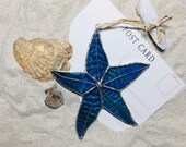 Stained Glass Starfish, suncatcher, gift