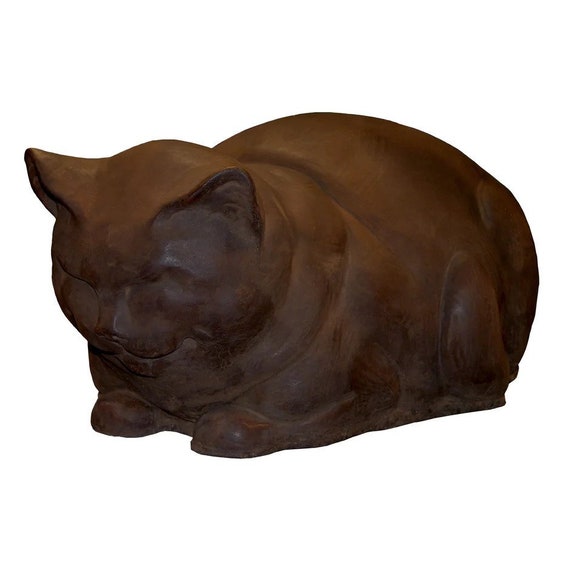 Nichols Brothers Fat Cat Outdoor Concrete Garden Statue - Etsy