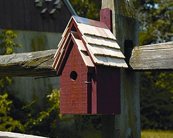 Heartwood Bluebird Manor Handmade Birdhouse