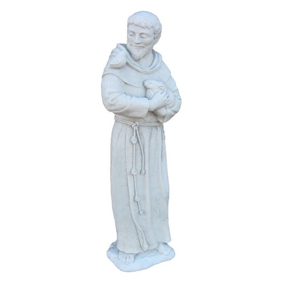 St. Francis Nichols Brothers Outdoor Concrete Garden Statue 32