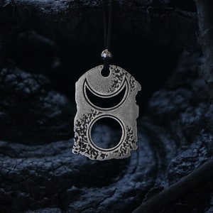 HECATE Necklace  - Silver Plated Brass - 925 Sterling Silver - Brass