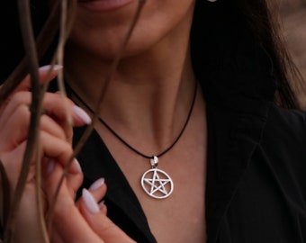PENTACLE Pendant classical - 925 STERLING SILVER