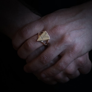 Anillo LUCIFER ajustable - Bronce