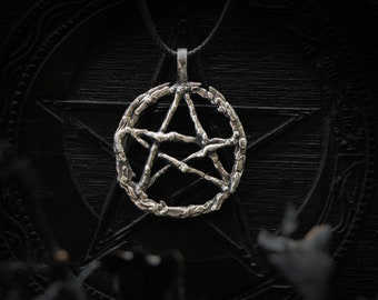Pentagram Necklace – Wiccan Witch  Pentacle Amulet