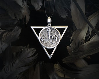 Lilith Necklace - 925 Sterling Silver Lilith Sigil Pendant