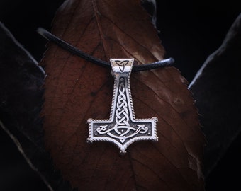 MJOLNIR hanger maat SMALL - THOR hamer ketting - Viking hanger - Noorse sieraden - Viking ketting - heidense sieraden - Noordse ketting