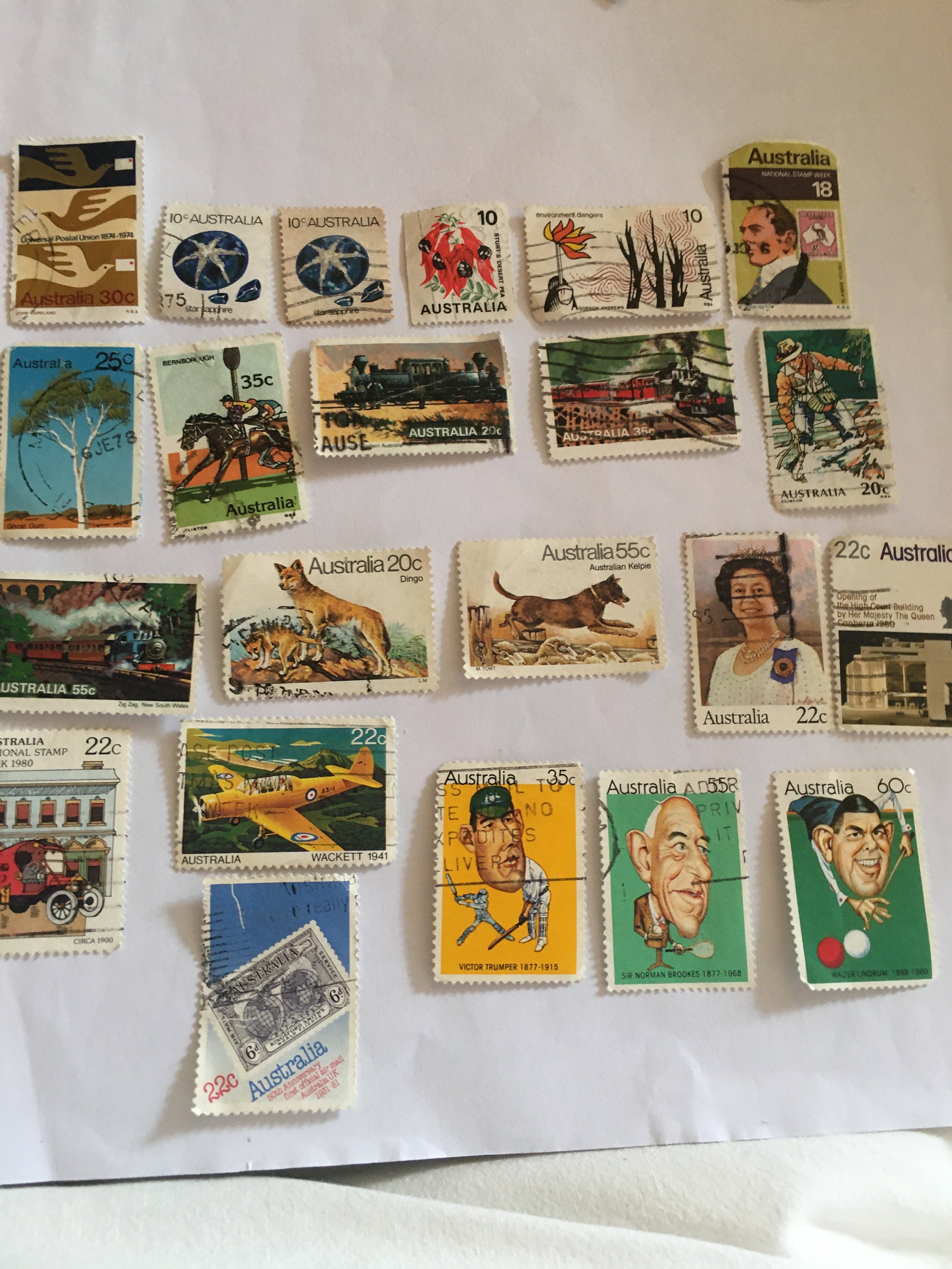 オーストラリア　使用済み切手六冊 オーストラリア 使用済み切手六冊 海外使用済み切手(07151565)