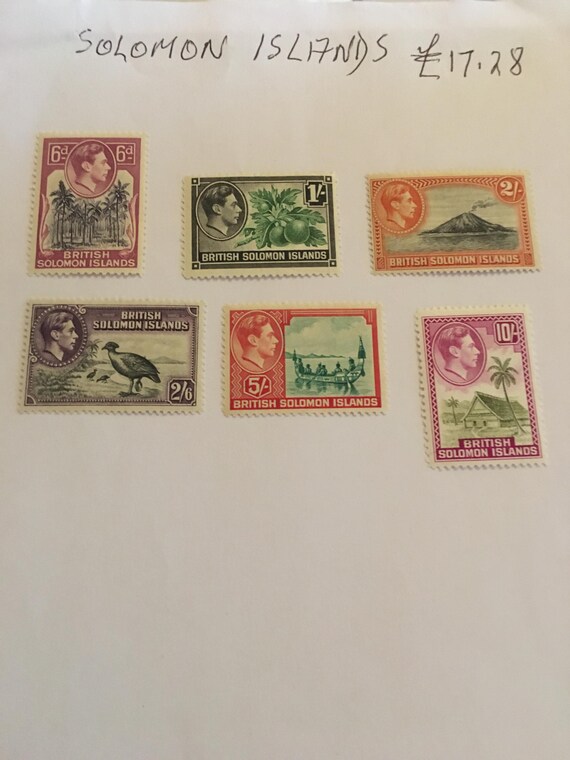 ソロモン諸島の切手 - Etsy 日本