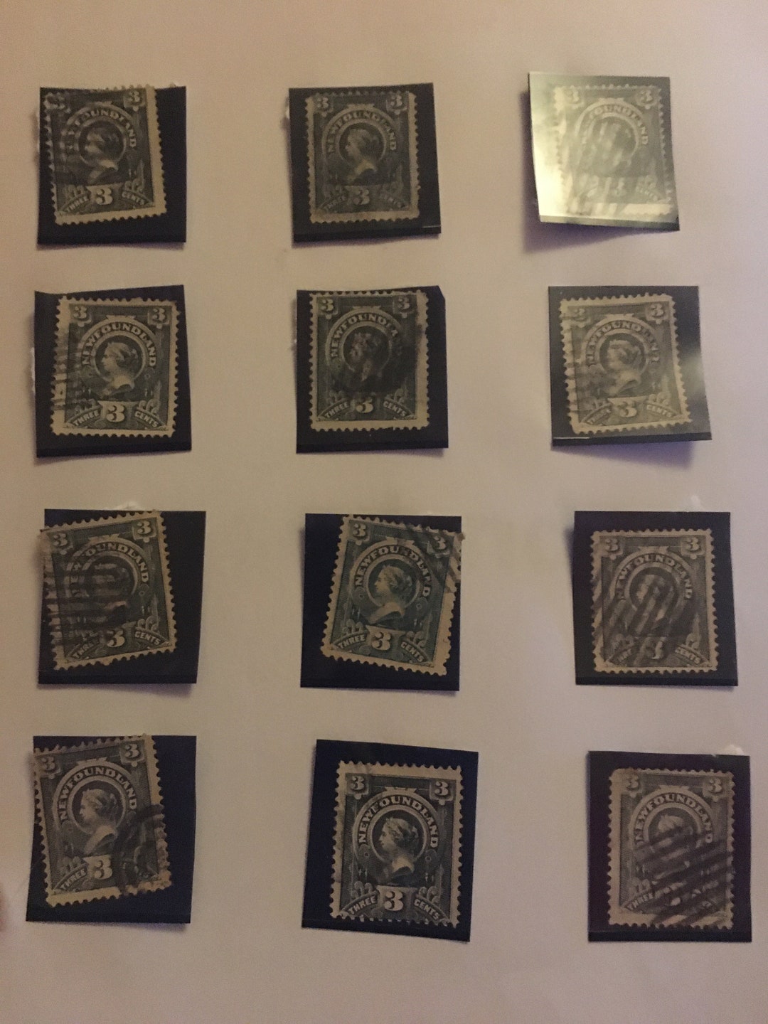 ニューファンドランド切手：使用済みヴィンテージ切手コレクション