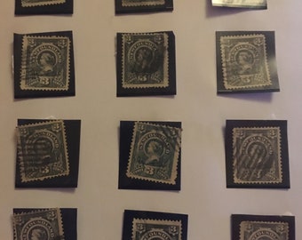 ニューファンドランド切手：使用済みヴィンテージ切手コレクション