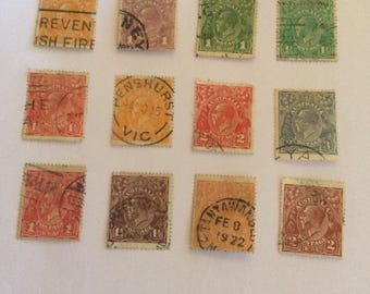 Used AUSTRALIA Stamps - Collection of 12