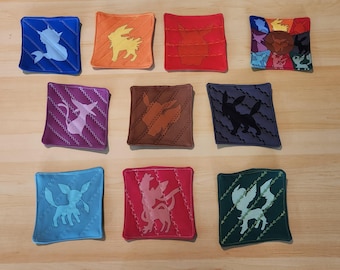 Sous-bocks matelassés Eeveelutions