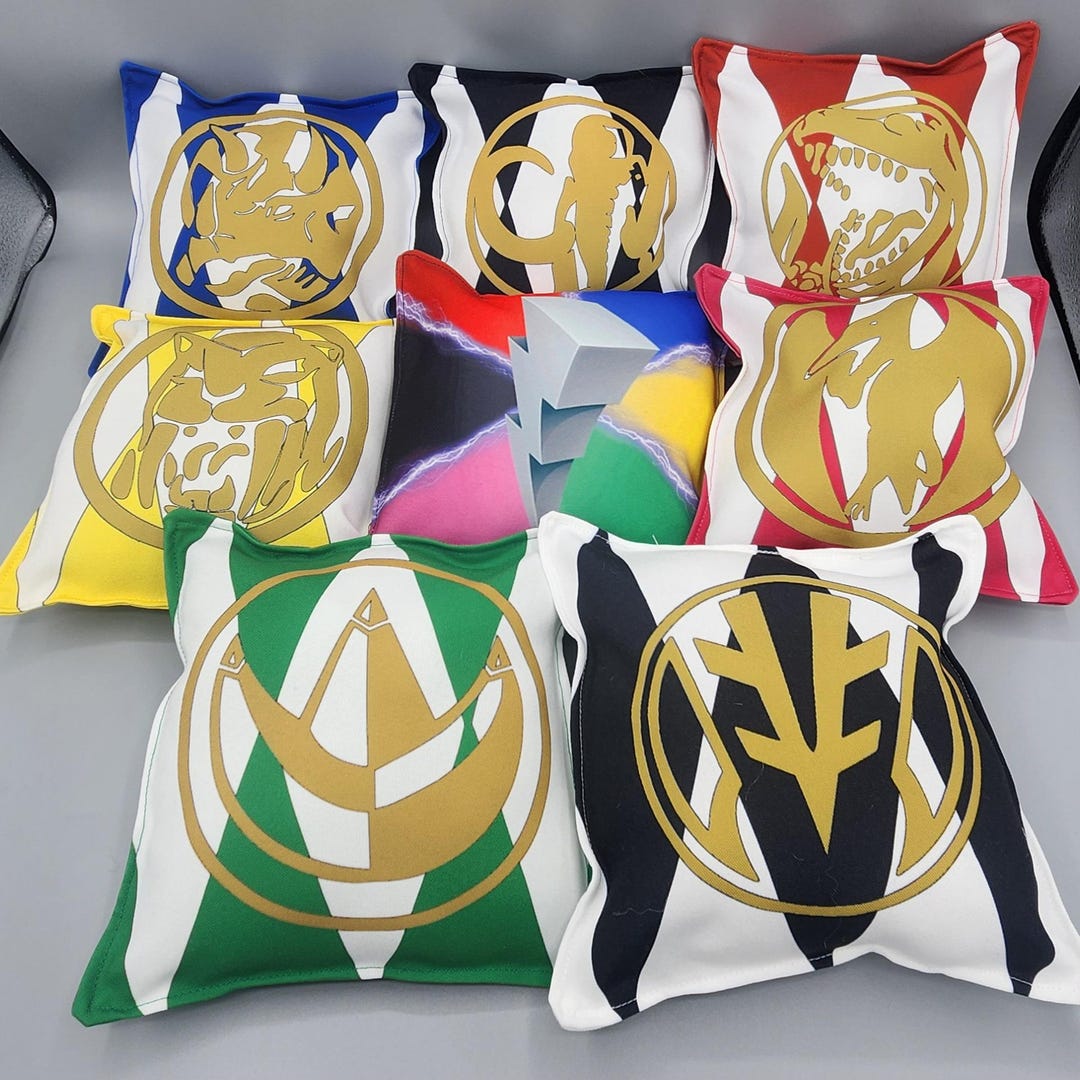 Power Ranger Pillow Power Rangers Pillows - Etsy