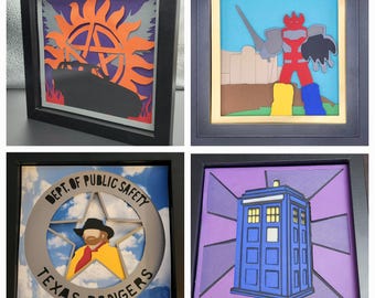 Boîtes d'ombre silhouette