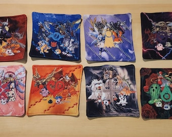 Sous-bocks matelassés Digimon