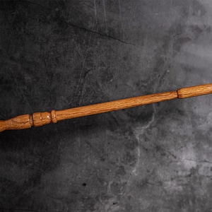 Handmade Red Oak Wood Wand | Handcrafted Magic Wand | Hardwood Wizard Wand | Nature Wand