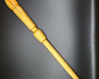 Handmade Worm-Eaten Ash Wood Wand | Handcrafted Magic Wand | Hardwood Wizard Wand | Nature Wand