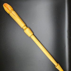 Handmade Worm-Eaten Ash Wood Wand | Handcrafted Magic Wand | Hardwood Wizard Wand | Nature Wand