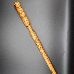 Handmade Zebrawood Wand | Handcrafted Magic Wand | Hardwood Wizard Wand | Nature Wand