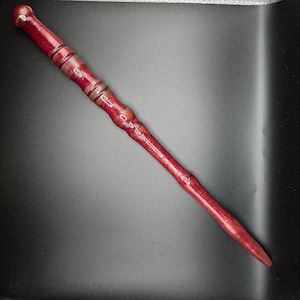 Handmade Purpleheart Wood Wand | Handcrafted Magic Wand | Hardwood Wizard Wand | Nature Wand