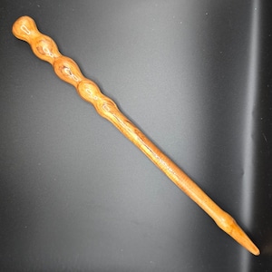 Handmade Olive Wood Wand | Handcrafted Magic Wand | Hardwood Wizard Wand | Nature Wand