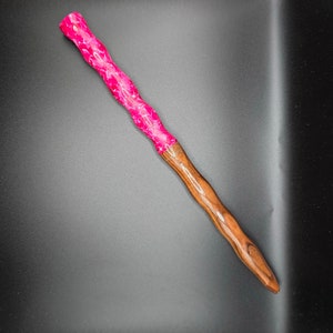 Handmade Rosewood Wood and Acrylic Handle Wand | Handcrafted Magic Wand | Hardwood Wizard Wand | Nature Wand