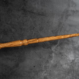 Handmade Black Walnut Wood Wand | Handcrafted Magic Wand | Hardwood Wizard Wand | Nature Wand
