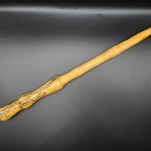 Handmade Spalted Tamarind Wood Wand | Handcrafted Magic Wand | Hardwood Wizard Wand | Nature Wand