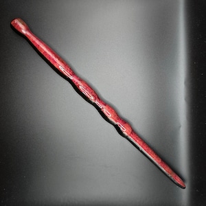 Handmade Purpleheart and Ebony Wood Wand | Handcrafted Magic Wand | Hardwood Wizard Wand | Nature Wand