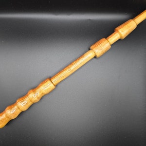 Handmade Red Oak and Black Walnut Wood Wand | Handcrafted Magic Wand | Hardwood Wizard Wand | Nature Wand