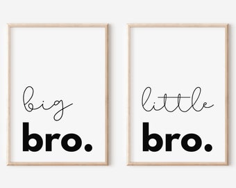 Brother Wall Art | Etsy