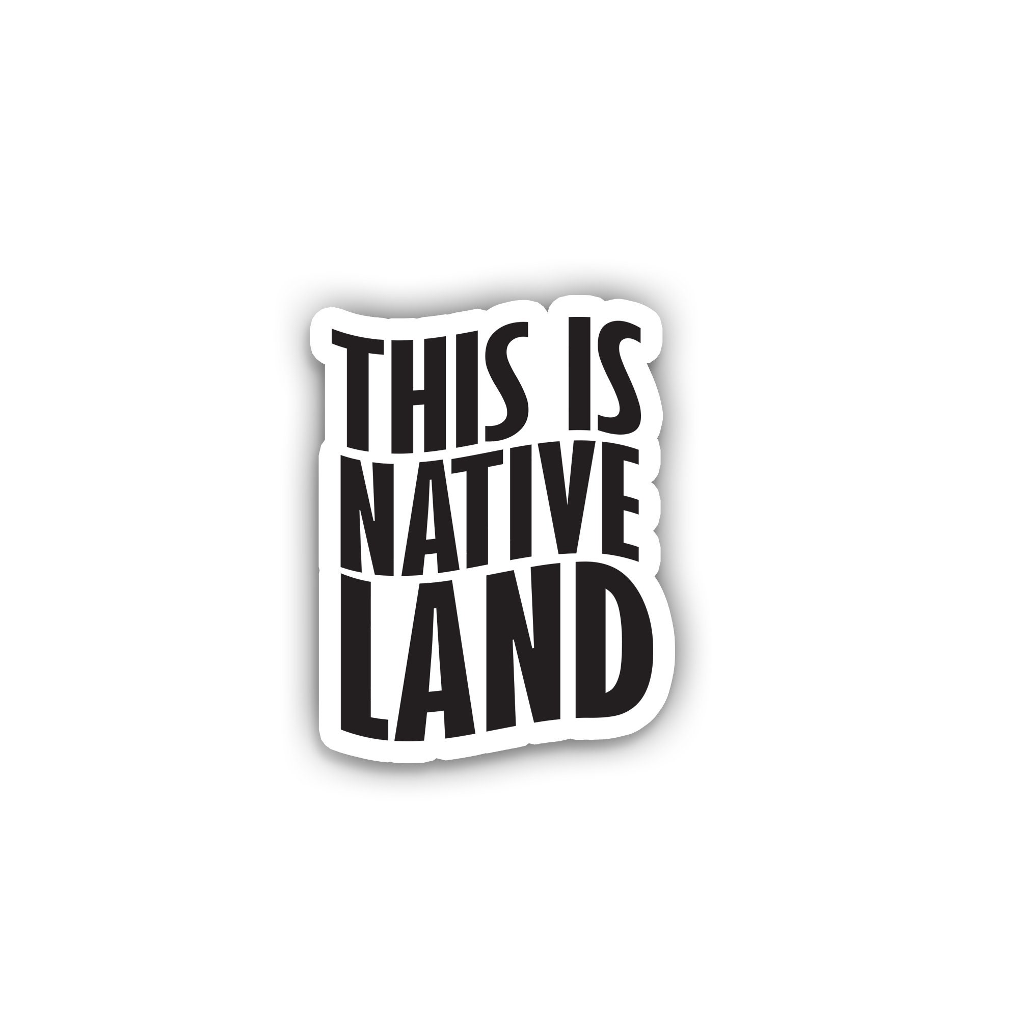This Is Native Land Indigenous Sticker Etsy