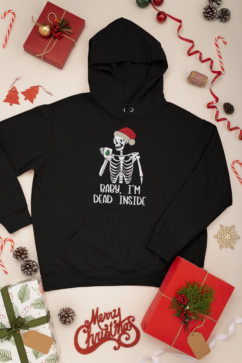 Download Dead Inside SVG Holiday skeleton cut files sarcastic | Etsy