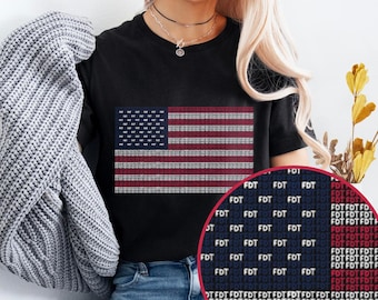 Anti-Trump American Flag Tee, 4th of July in a liberal way, patriotic fdt shirt,