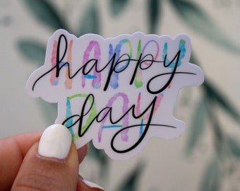 Rainbow Happy Day Stickers