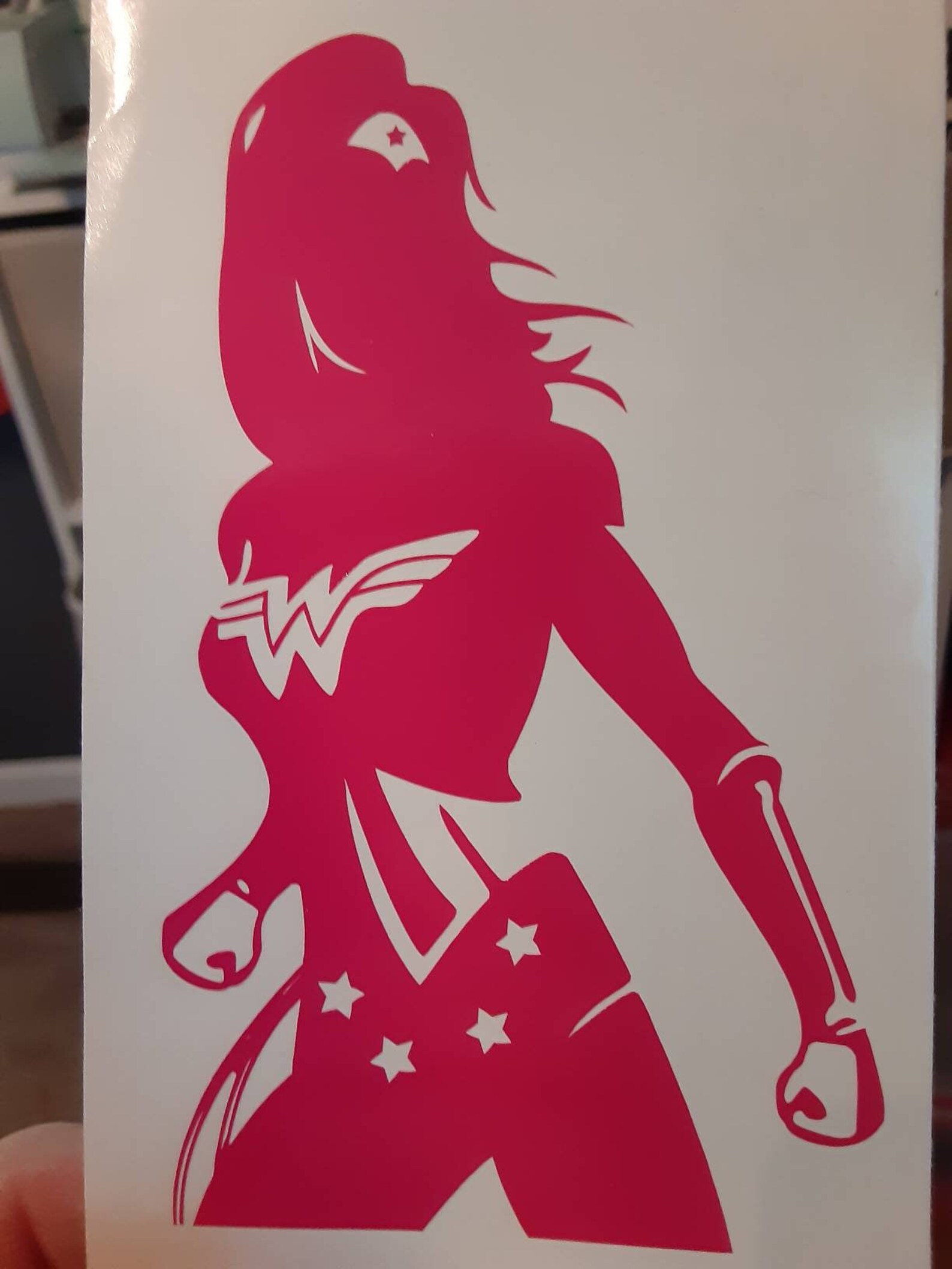 DC Comic's Wonder Woman Vinyl Decal. Great for auto glass | Etsy