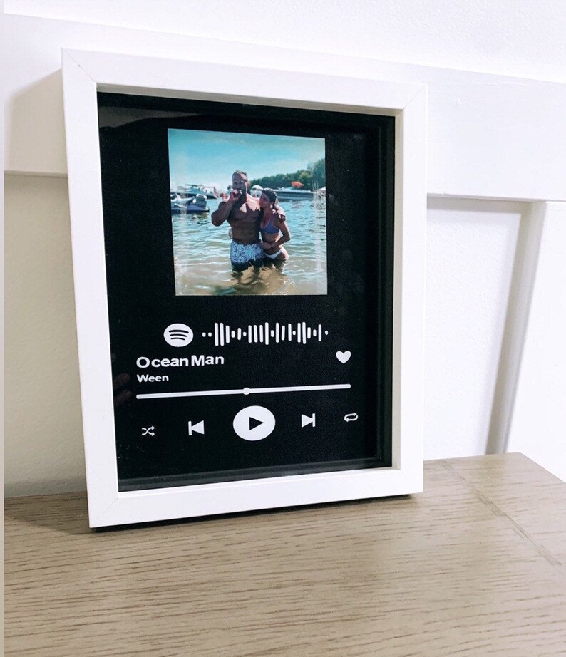Spotify frame with scannable code Etsy