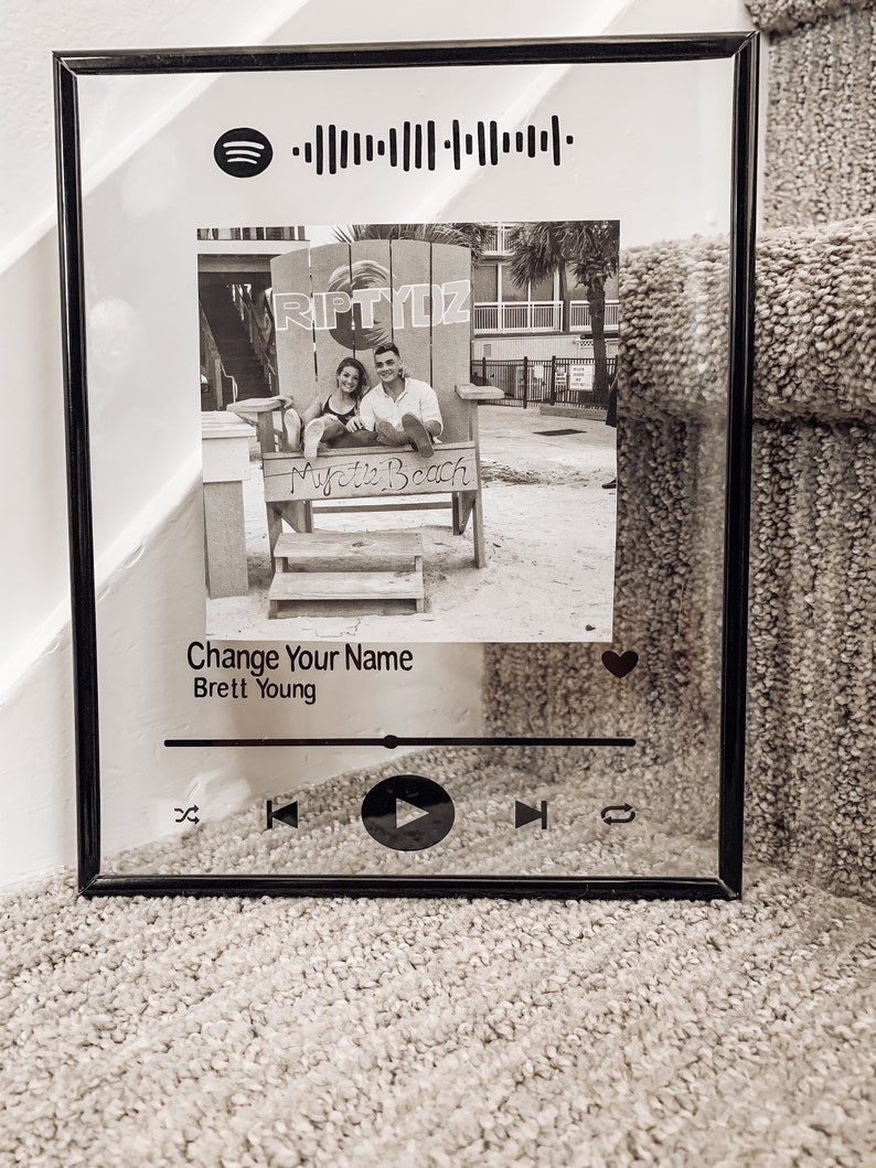 Download Spotify frame with scannable code | Etsy