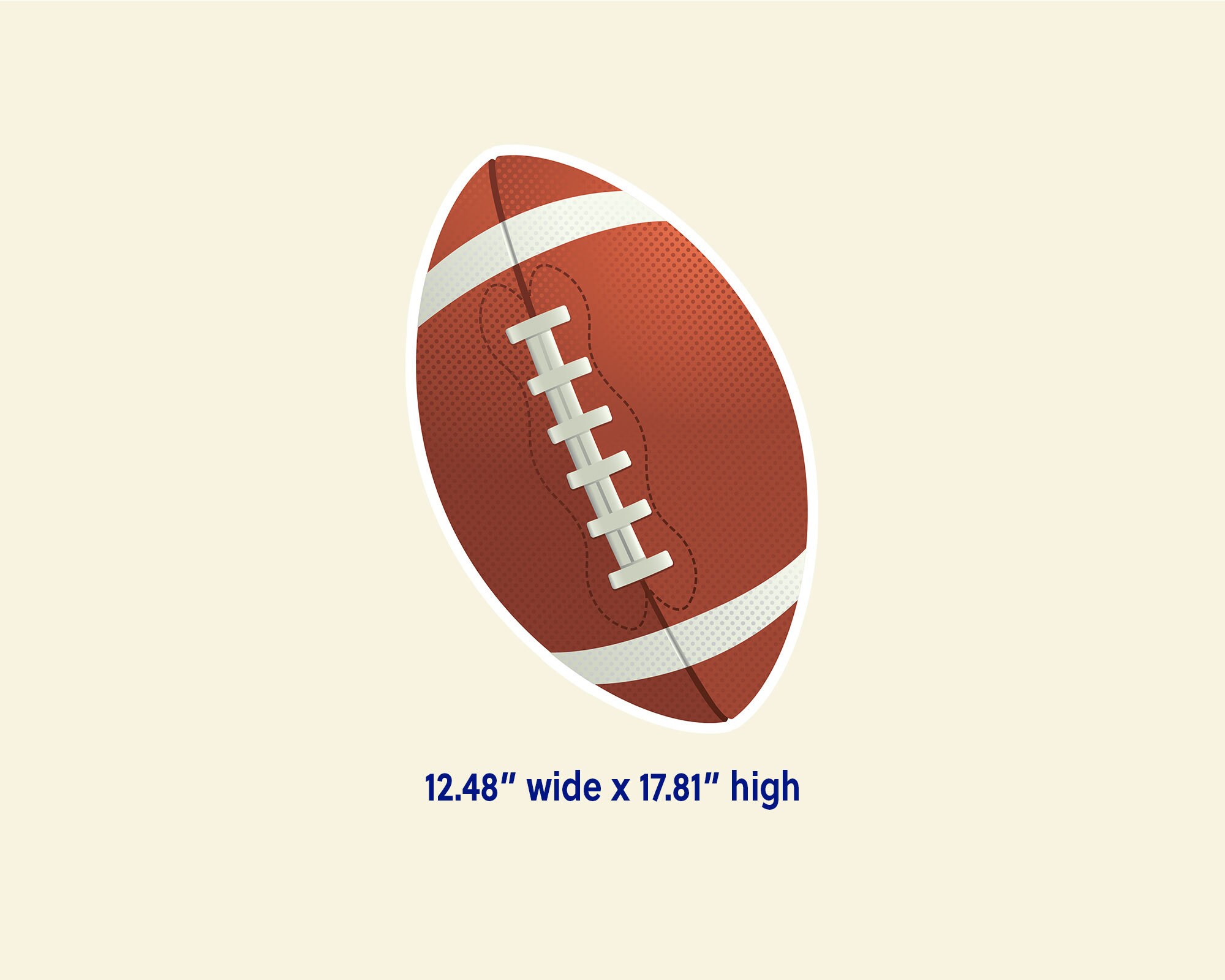 Football Lawn Sign Football Party Decoration Football Etsy