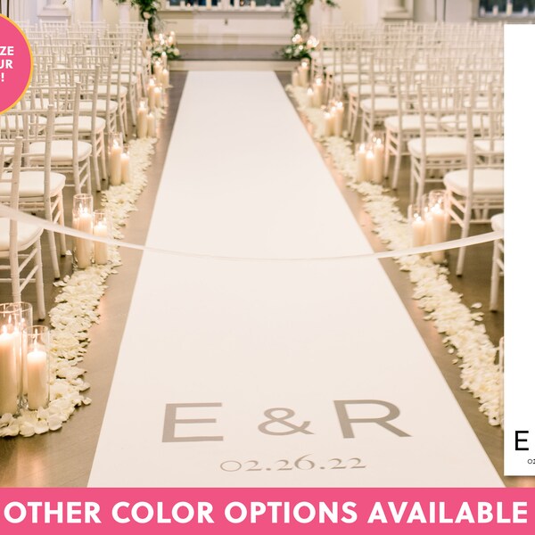 Custom Aisle Runner Etsy